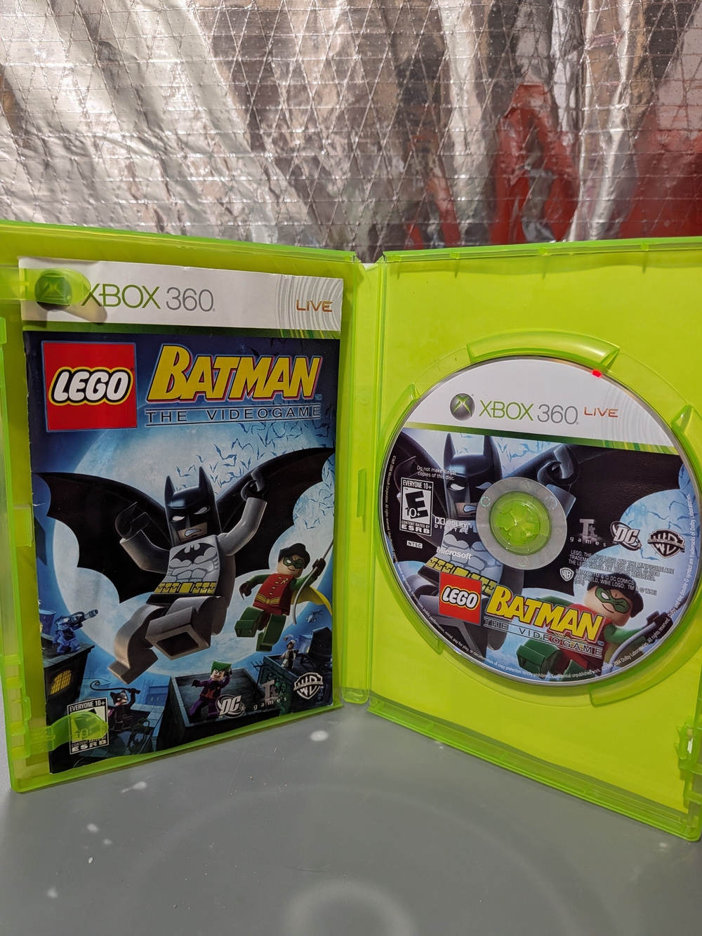 LEGO Batman: The Videogame (Microsoft Xbox 360, 2008) COMPLETE TESTED